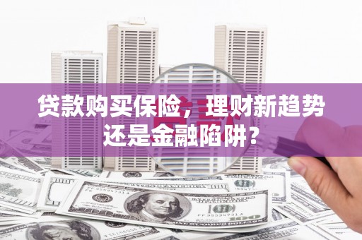 嘉禾贷款购买保险，理财新趋势还是金融陷阱？