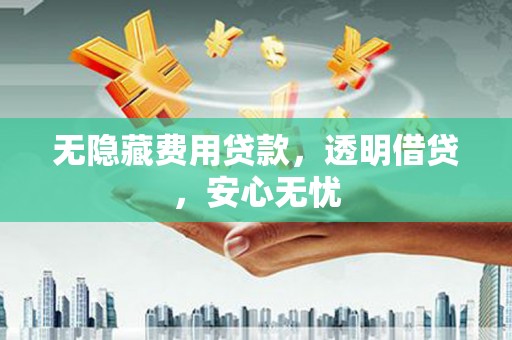嘉禾无隐藏费用贷款，透明借贷，安心无忧