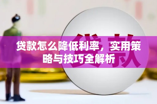 嘉禾贷款怎么降低利率，实用策略与技巧全解析