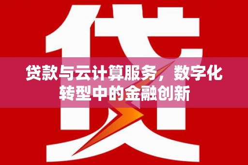 嘉禾贷款与云计算服务，数字化转型中的金融创新
