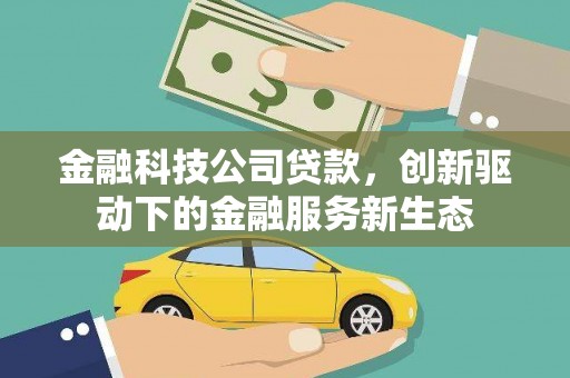 嘉禾金融科技公司贷款，创新驱动下的金融服务新生态