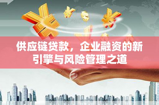 嘉禾供应链贷款，企业融资的新引擎与风险管理之道