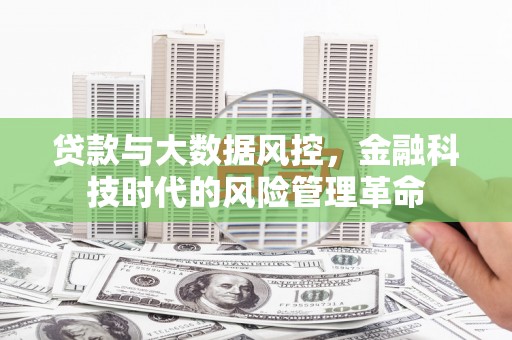 嘉禾贷款与大数据风控，金融科技时代的风险管理革命