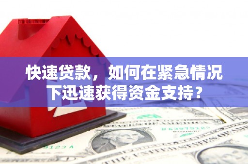 嘉禾快速贷款，如何在紧急情况下迅速获得资金支持？