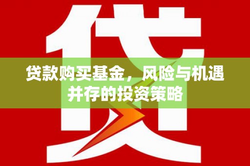 嘉禾贷款购买基金，风险与机遇并存的投资策略