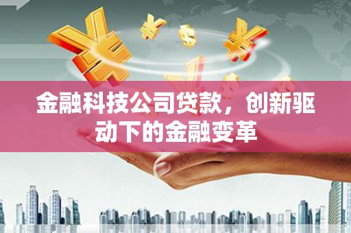 嘉禾金融科技公司贷款，创新驱动下的金融变革