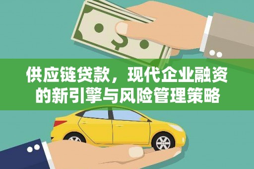 嘉禾供应链贷款，现代企业融资的新引擎与风险管理策略
