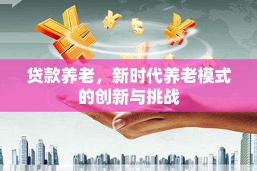嘉禾贷款养老，新时代养老模式的创新与挑战