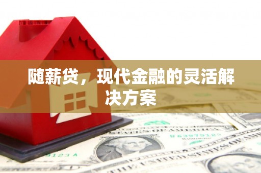 嘉禾随薪贷，现代金融的灵活解决方案