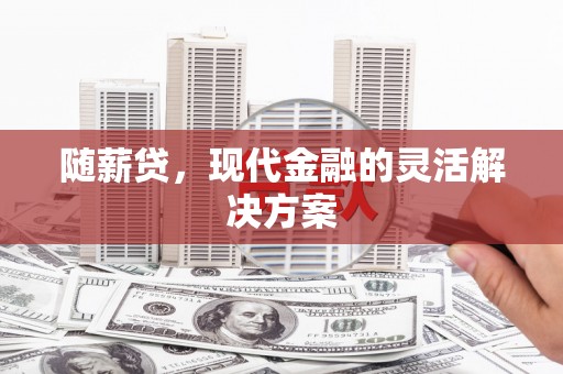 嘉禾随薪贷，现代金融的灵活解决方案