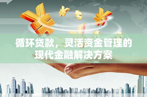 嘉禾循环贷款，灵活资金管理的现代金融解决方案