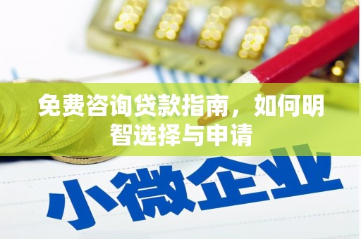 嘉禾免费咨询贷款指南，如何明智选择与申请