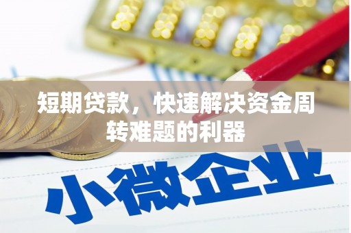 嘉禾短期贷款，快速解决资金周转难题的利器