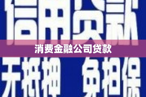 嘉禾消费金融公司贷款