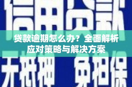 嘉禾贷款逾期怎么办？全面解析应对策略与解决方案