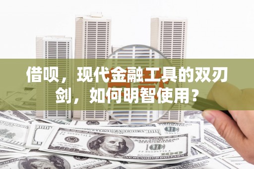 嘉禾借呗，现代金融工具的双刃剑，如何明智使用？