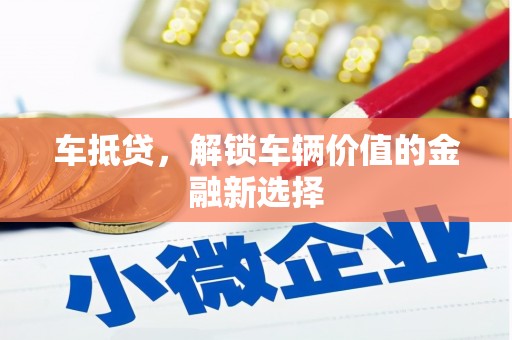 嘉禾车抵贷，解锁车辆价值的金融新选择