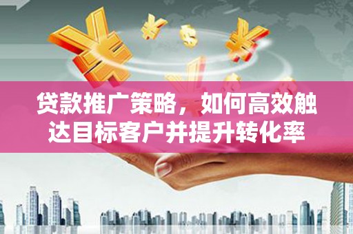 嘉禾贷款推广策略，如何高效触达目标客户并提升转化率