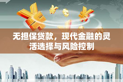 嘉禾无担保贷款，现代金融的灵活选择与风险控制
