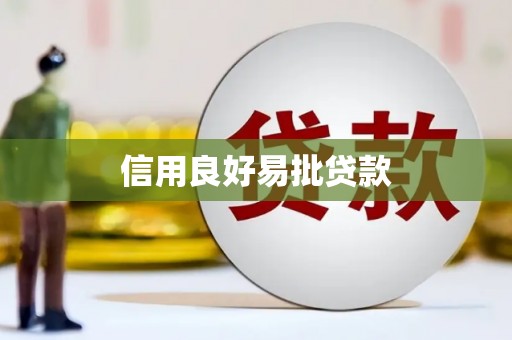嘉禾信用良好易批贷款
