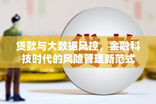 嘉禾贷款与大数据风控，金融科技时代的风险管理新范式