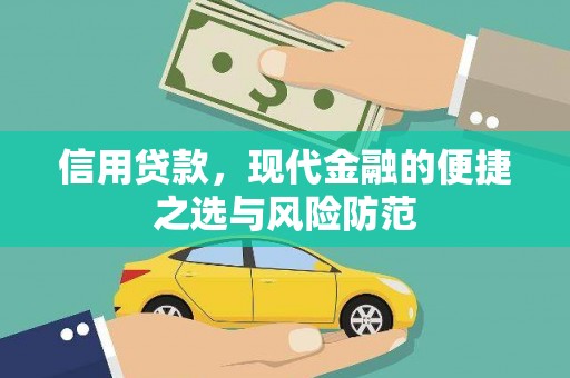 嘉禾信用贷款，现代金融的便捷之选与风险防范