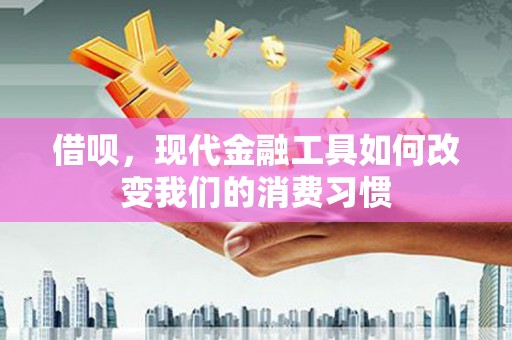 嘉禾借呗，现代金融工具如何改变我们的消费习惯