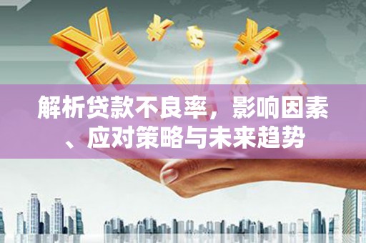 嘉禾解析贷款不良率，影响因素、应对策略与未来趋势