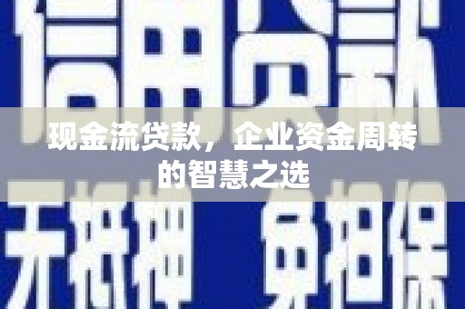 嘉禾现金流贷款，企业资金周转的智慧之选