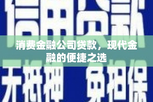 嘉禾消费金融公司贷款，现代金融的便捷之选
