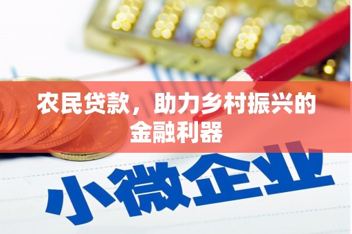 嘉禾农民贷款，助力乡村振兴的金融利器