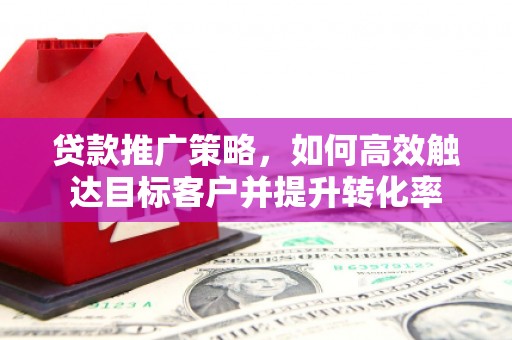 嘉禾贷款推广策略，如何高效触达目标客户并提升转化率