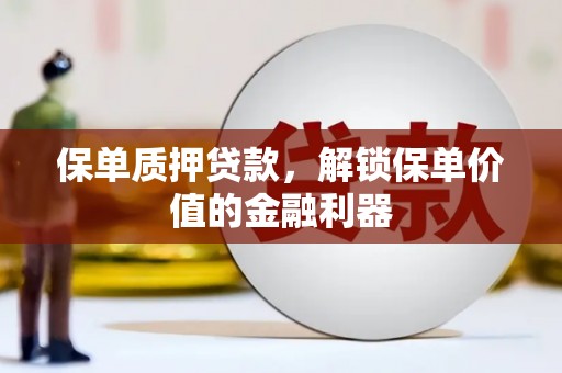 嘉禾保单质押贷款，解锁保单价值的金融利器