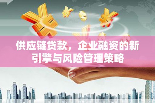 嘉禾供应链贷款，企业融资的新引擎与风险管理策略