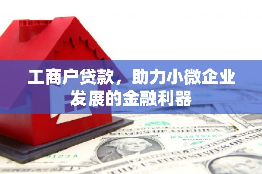 嘉禾工商户贷款，助力小微企业发展的金融利器