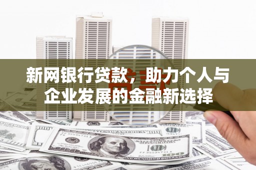 嘉禾新网银行贷款，助力个人与企业发展的金融新选择