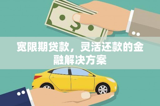 嘉禾宽限期贷款，灵活还款的金融解决方案