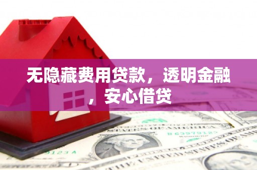 嘉禾无隐藏费用贷款，透明金融，安心借贷
