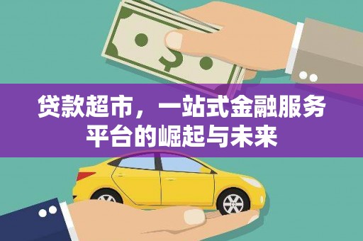 嘉禾贷款超市，一站式金融服务平台的崛起与未来