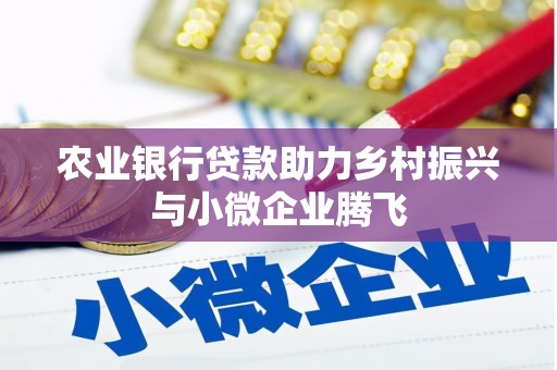 嘉禾农业银行贷款助力乡村振兴与小微企业腾飞