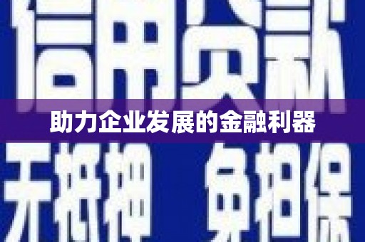 嘉禾助力企业发展的金融利器
