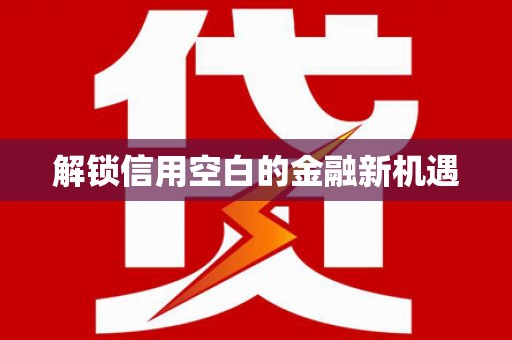 嘉禾解锁信用空白的金融新机遇
