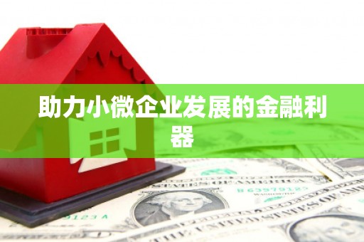 嘉禾助力小微企业发展的金融利器